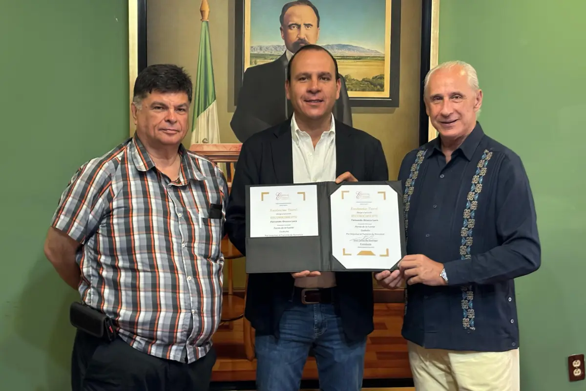 El premio se suma a los éxitos logrados por la delegación Coahuila en el Tianguis Turístico México 2025, celebrado en Playas Rosarito. /Foto: FB Parras Coahuila