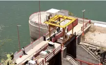 FOTOS | Realizan las pruebas de izaje en esta importante presa de Durango; de esto tratan