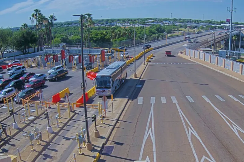 El día de hoy no se registra tráfico en el puente Juárez - Lincoln | Foto: cámaras