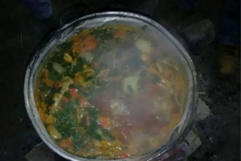 Caldo de rata de campo. Foto: Ramón Sánchez