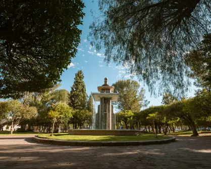El jardín del Centro Histórico que conserva su fuente Art Déco en Durango