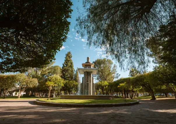 El jardín del Centro Histórico que conserva su fuente Art Déco en Durango
