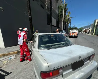Accidente vial en Monterrey deja una persona lesionada