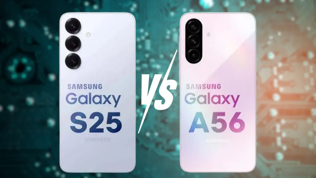 Samsung Galaxy S25 vs Samsung Galaxy A56: ¿cuál es mejor, según la IA?