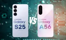 Samsung Galaxy S25 vs Samsung Galaxy A56: ¿cuál es mejor, según la IA?