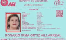 Autoridades solicitan el apoyo de búsqueda a Rosario Ortiz, desaparecida en Monterrey