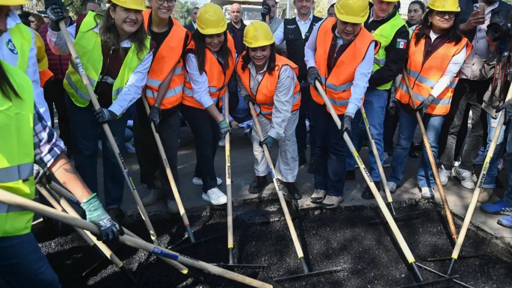 Programa Megabachetón avanza en rehabilitación de calles en CDMX: Clara Brugada