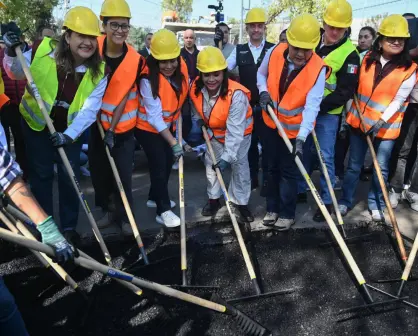 Programa Megabachetón avanza en rehabilitación de calles en CDMX: Clara Brugada