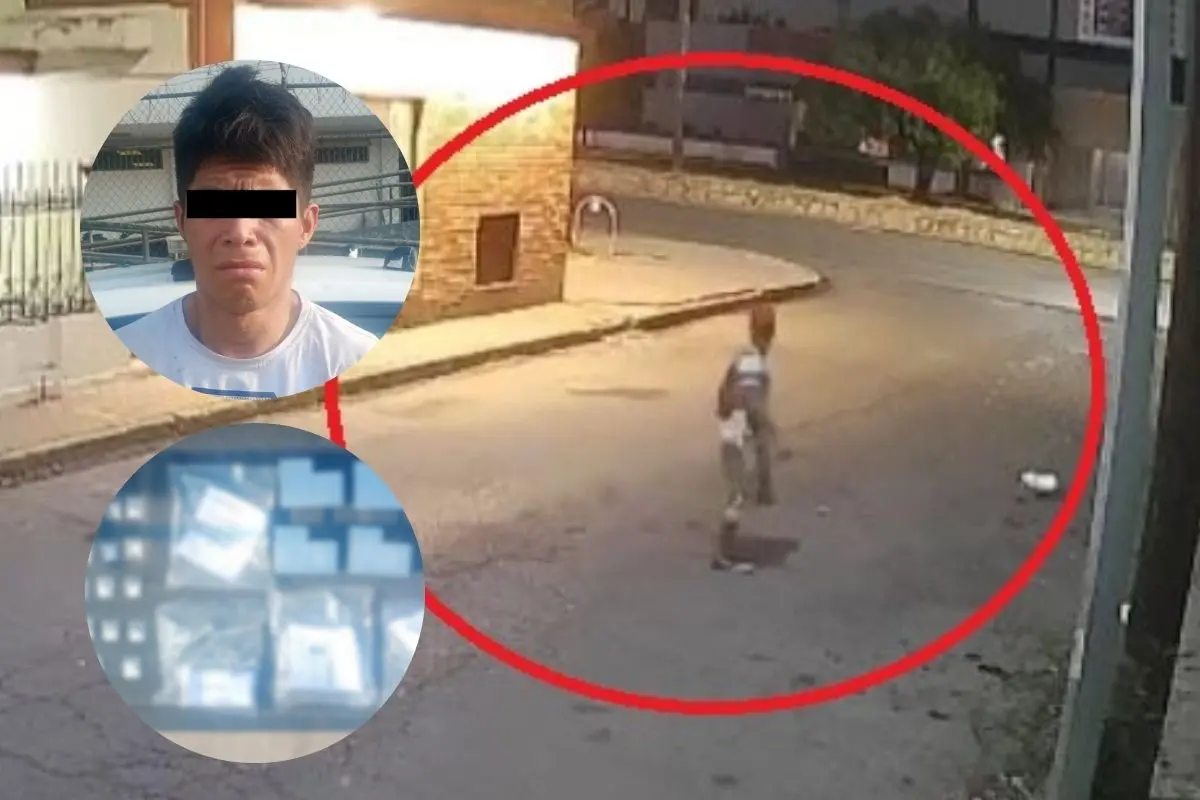 El detenido fue identificado como Gamaliel C., de 25 años Foto: Policía de Monterrey