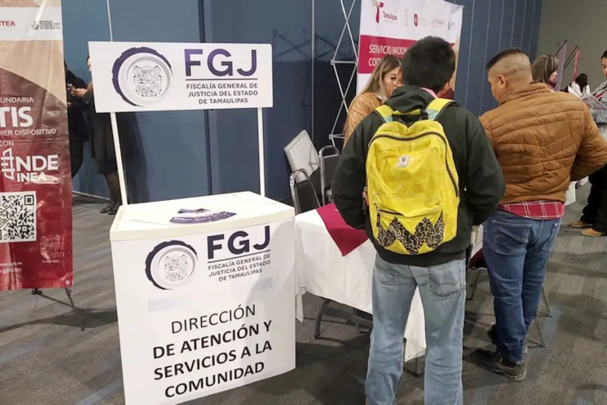 Estas oportunidades representan una opción atractiva para quienes buscan empleo formal, ya sea en oficinas públicas o cuerpos de seguridad. Foto: Fiscalía General de Justicia de Tamaulipas