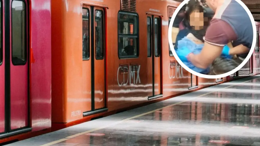 Adolescente se convierte en madre el Día de las Madres en instalaciones del Metro CDMX