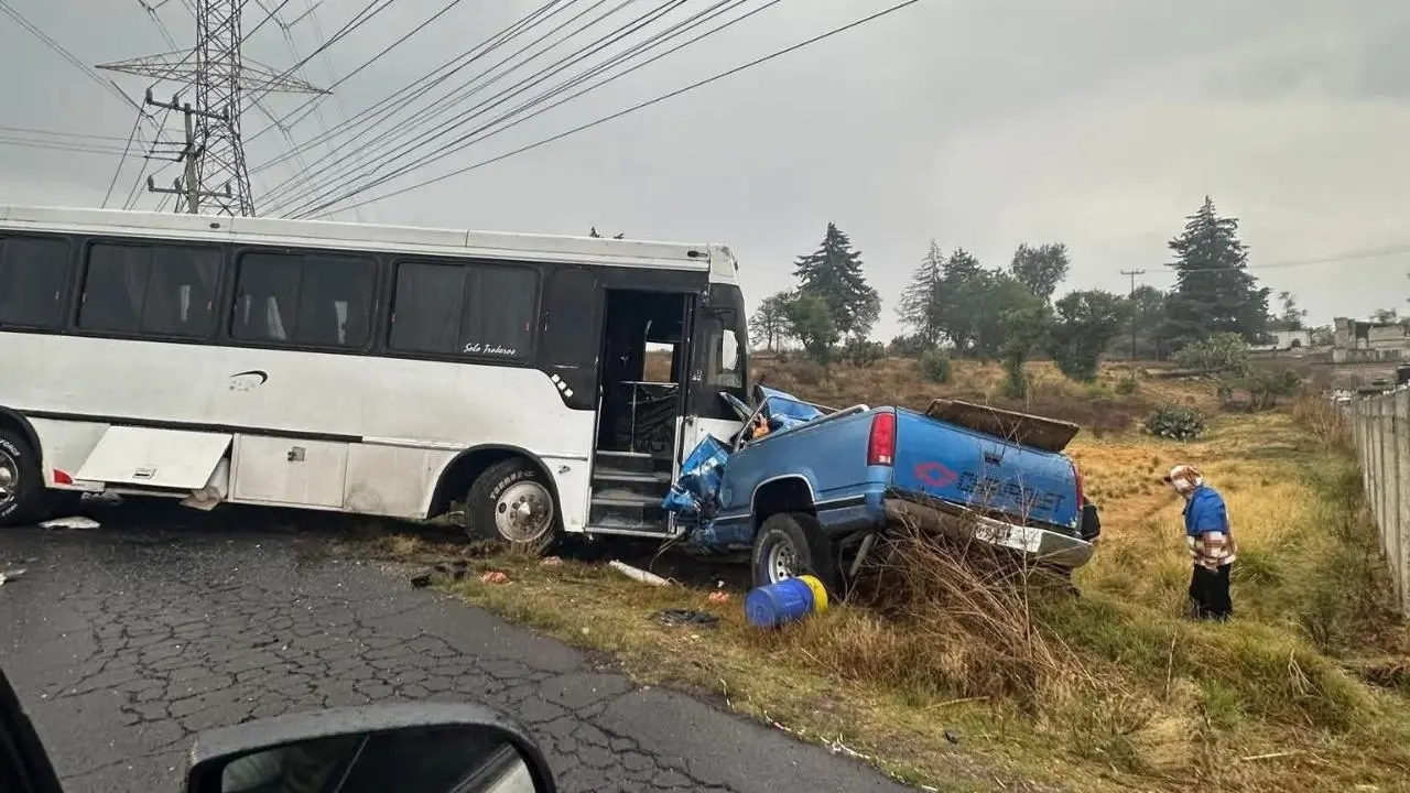 Accidente en la carretera Ixtlahuaca-San Felipe del Progreso deja una víctima mortal. Foto: San Felipe del Progreso ngúmú jñatrjo