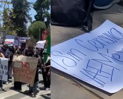 VIDEO | Bloqueo en Toluca: estudiantes de Prepa 1 de la UAEMéx exigen mejoras educativas