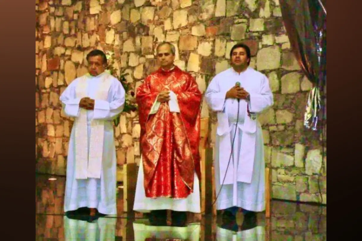 El padre Salvador Paniagua Baeza, párroco de la iglesia de San Agustín en la capital tamaulipeca, dio a conocer algunos detalles de esa visita llena de historia del catolicismo en el centro del Estado. Foto: Parroquia San Agustín