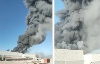 VIDEO| Reportan incendio en planta Daimay 5 en Ramos Arizpe