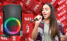 Liverpool tiene esta bocina y micrófono Kaiser con el 56% de descuento
