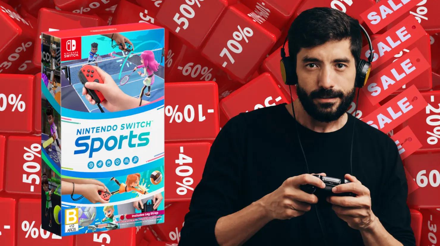 Liverpool tiene este Switch Sports con el 70% de descuento. Foto: Canva | Liverpool.