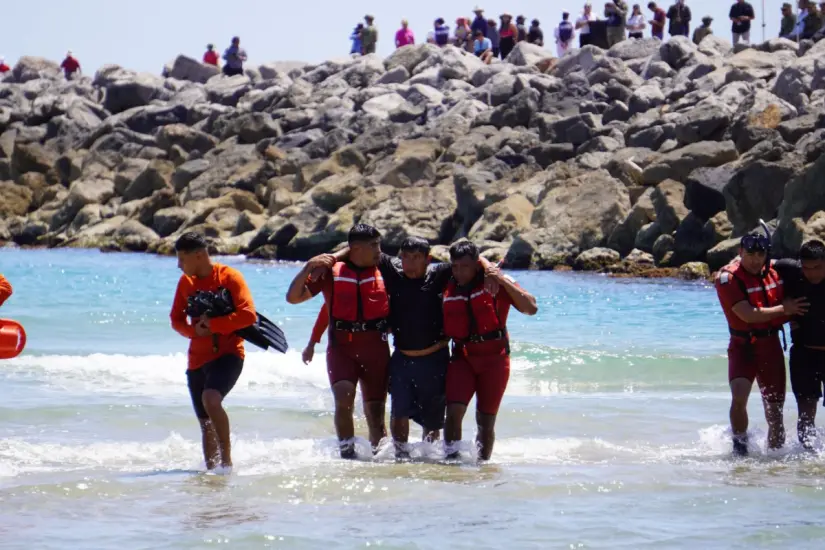 Ante los crecientes incidentes en playa Miramar, la autoridad municipal plantea la necesidad de reforzar la seguridad con elementos federales. Foto: Axel Hassel