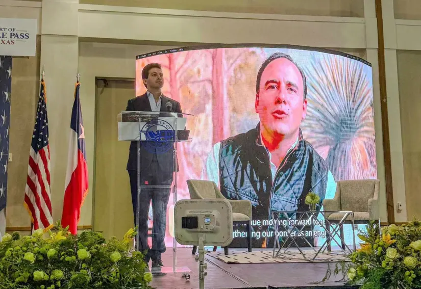 Blas Flores González presenta los proyectos estratégicos que mejoran la economía del estado / Foto: Gobierno de Coahuila