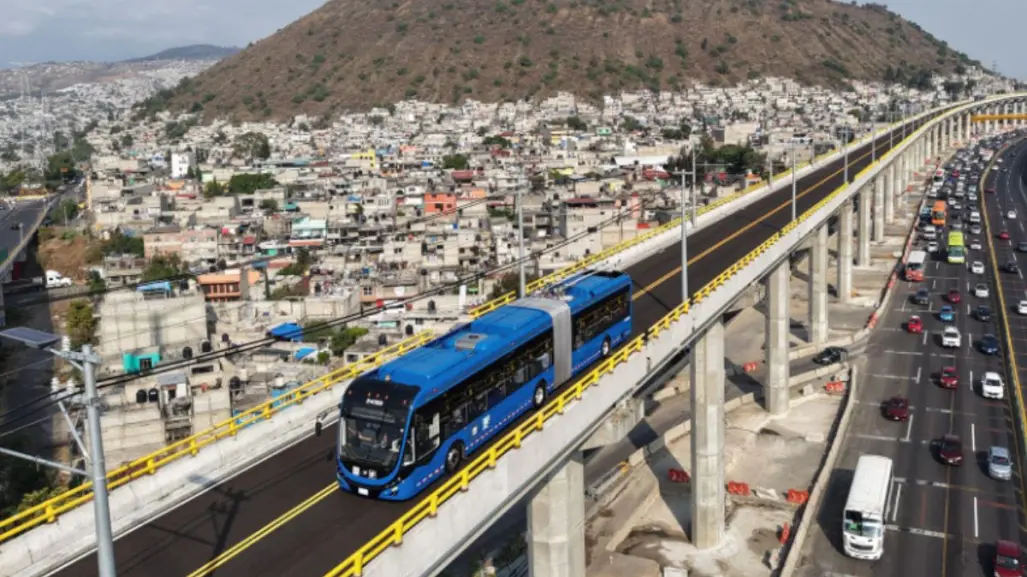Trolebús elevado Chalco-Santa Martha: esta es la estación que lo conecta con el Metro de la CDMX
