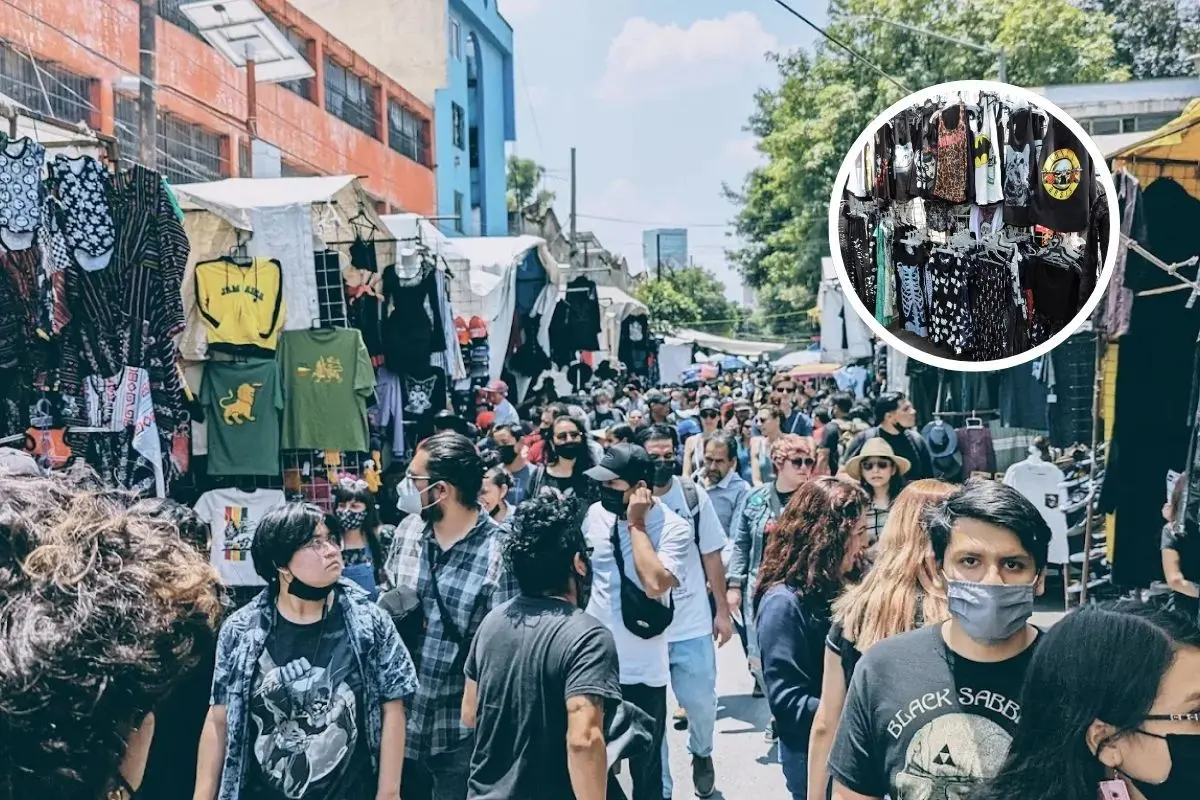 Tianguis Cultural El Chopo en CDMX. Foto: Google Fotos | Canva
