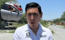 César Garza Arredondo muestra avances de rehabilitación de la avenida Porfirio Díaz y la carretera Monterrey - Huinalá