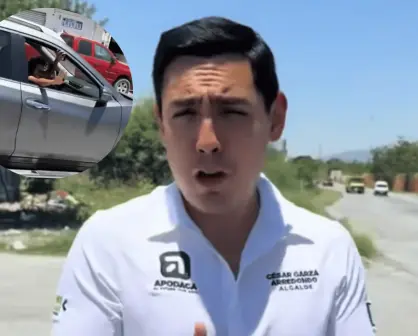 César Garza Arredondo muestra avances de rehabilitación de la avenida Porfirio Díaz y la carretera Monterrey - Huinalá
