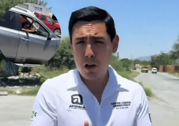 César Garza Arredondo muestra avances de rehabilitación de la avenida Porfirio Díaz y la carretera Monterrey - Huinalá