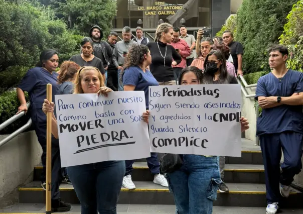 Ceci Flores denuncia violencia al ingresar a la CNDH; solicita ayuda de Claudia Sheinbaum