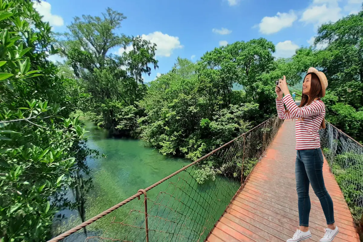 Su puente colgante es uno de sus más hermosos atractivos turísticos | Foto: Perla Herrera