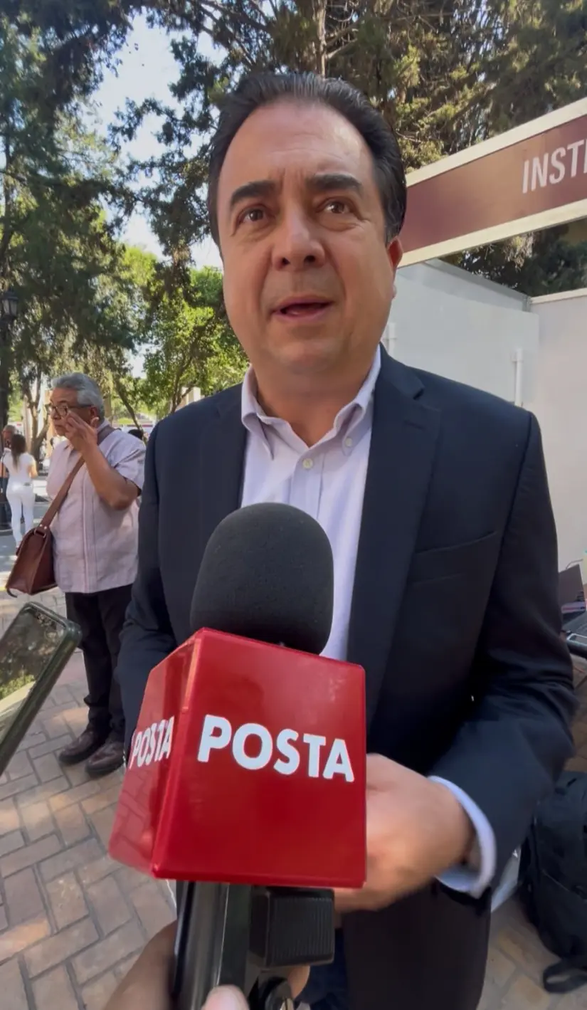 Jaime Bueno, en entrevista con POSTA Coahuila / Foto: Marco Juárez