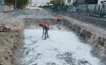 Gobierno de Zuazua sigue con obras de rehabilitación en la avenida Renacimiento