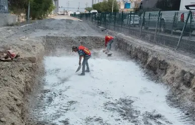 Gobierno de Zuazua sigue con obras de rehabilitación en la avenida Renacimiento