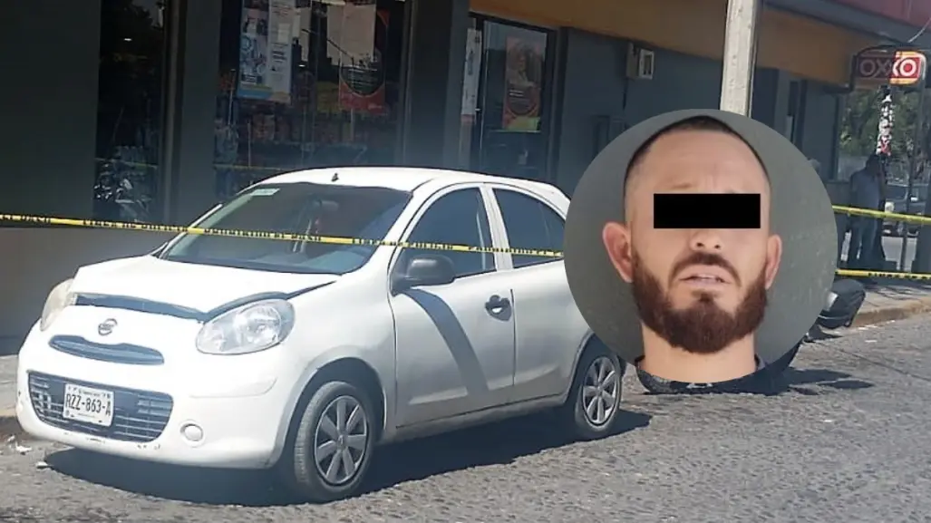VIDEO | Policía de Monterrey intercepta carro robado y detiene a sospechoso