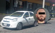 VIDEO | Policía de Monterrey intercepta carro robado y detiene a sospechoso