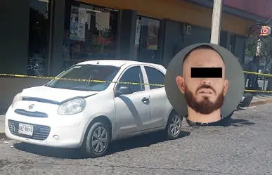VIDEO | Policía de Monterrey intercepta carro robado y detiene a sospechoso
