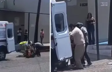 Paciente de urgencias en el IMSS La Paz se les cae antes de ser atendido
