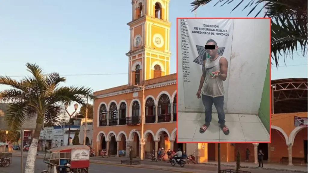 Por robar dulces en una tienda de Tixkokob detienen a un sujeto