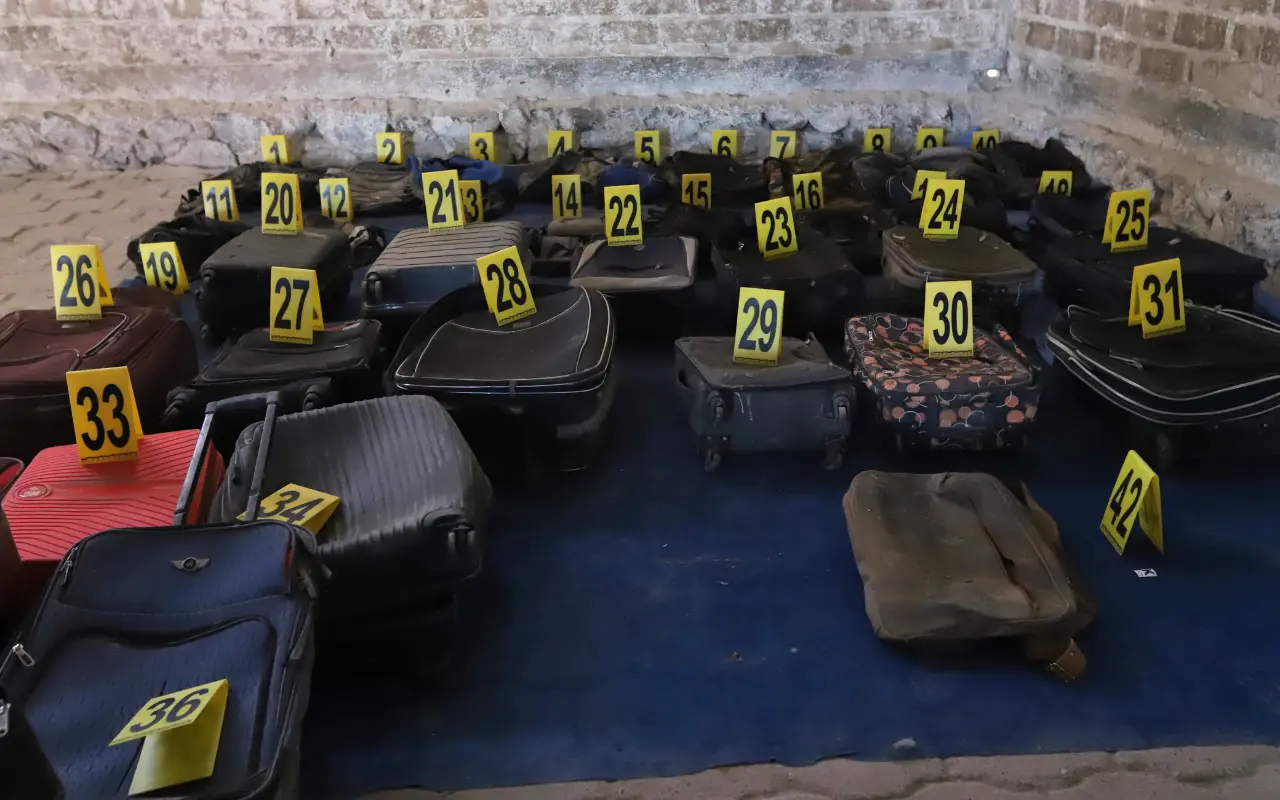 Hallazgos en Rancho Izaguirre. Foto: Fiscalía del Estado de Jalisco