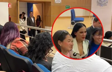Sandra Cuevas reaparece en la FES Aragón en medio de rumores por lavado de dinero