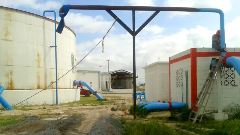 La Comapa a organizado una ruta de abastecimiento por pipas, garantizandoles el suministro para los usos personales y domésticos. Foto: CONAGUA