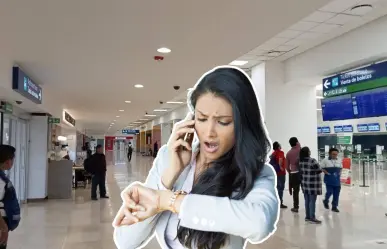 ¿Cuál es la mejor hora para llegar al aeropuerto de Mérida si tengo un vuelo internacional?