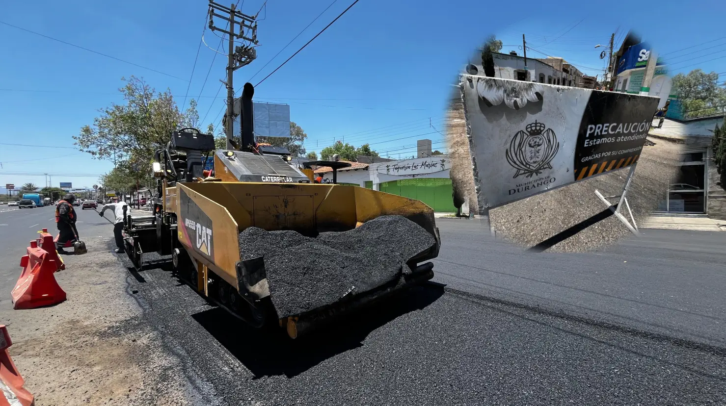 Foto: Alejandro Ávila | Calle Juan E. García de Durango se rehabilitará completa en pavimento.