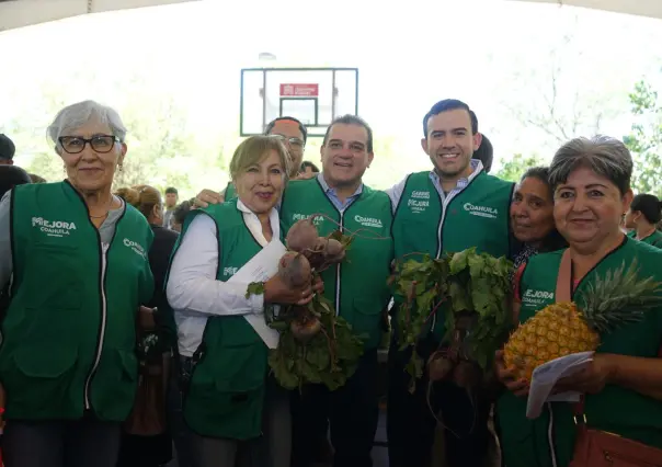 Mercadito de Mejora Coahuila llega a Las Alamedas en Torreón con descuentos de hasta 80% en canasta básica
