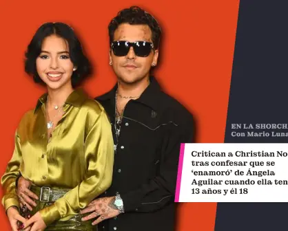 Critican a Christian Nodal tras confesar que se ´enamoró´ de Ángela Aguilar cuando ella tenía 13 años y él 18