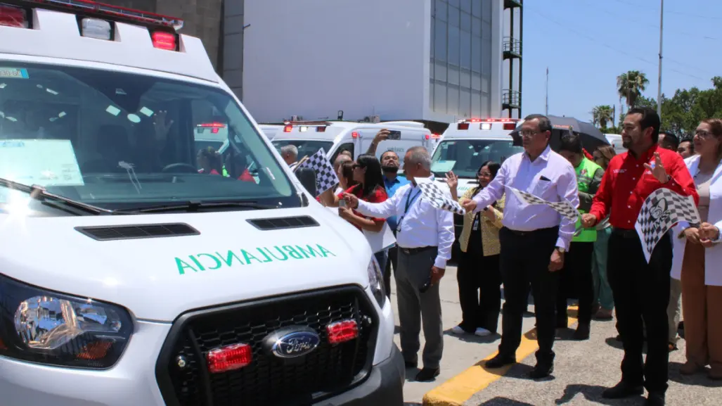 IMSS Tamaulipas refuerza atención médica con nuevas ambulancias de alta tecnología