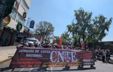Megamarcha de la CNTE por Día del Maestro en CDMX, rutas y vías alternas para el 15 de mayo