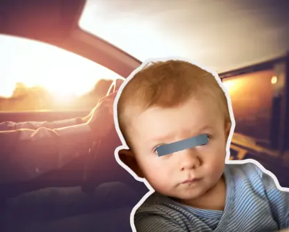 Padres arriesgan a bebé, lo dejan al interior de un carro en San Pedro