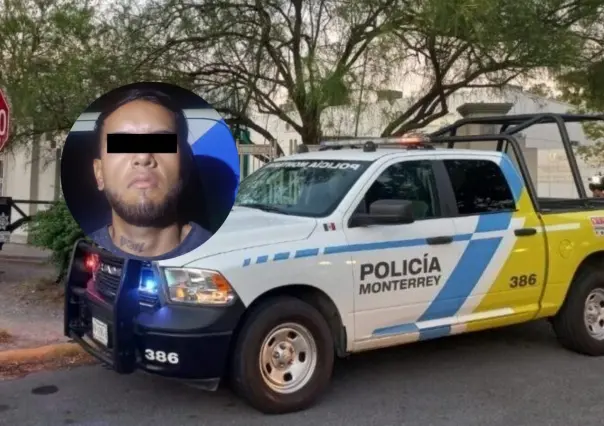 Joven es detenido con 260 dosis de droga en el Mesón Estrella de Monterrey