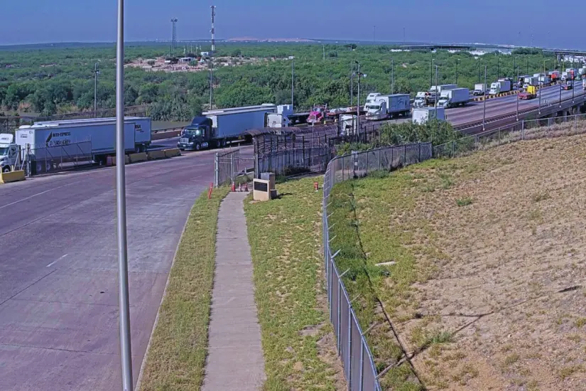 Filas en el puente Comercio Mundial | Foto: cámaras